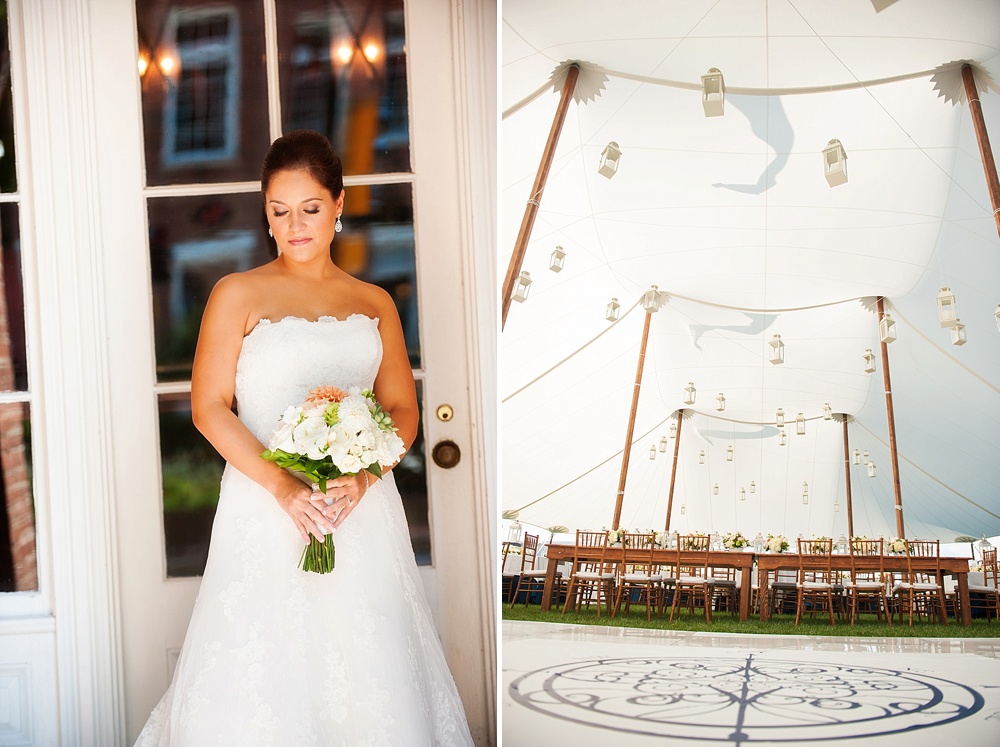 Wedding of Anna Leist and Kevin Weigand at the St. Michaels Maritime Museum in St. Michaels, Md. Saturday, September 6, 2014. ((C)2014 Michael Connor / Connor Studios)