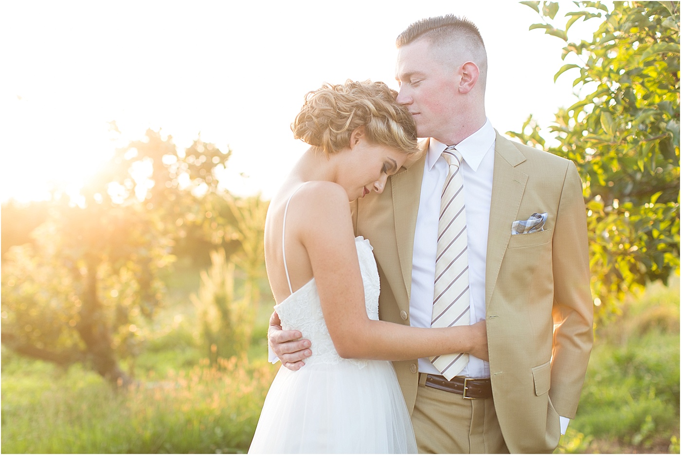 Rustic Peach Orchard Wedding Inspiration