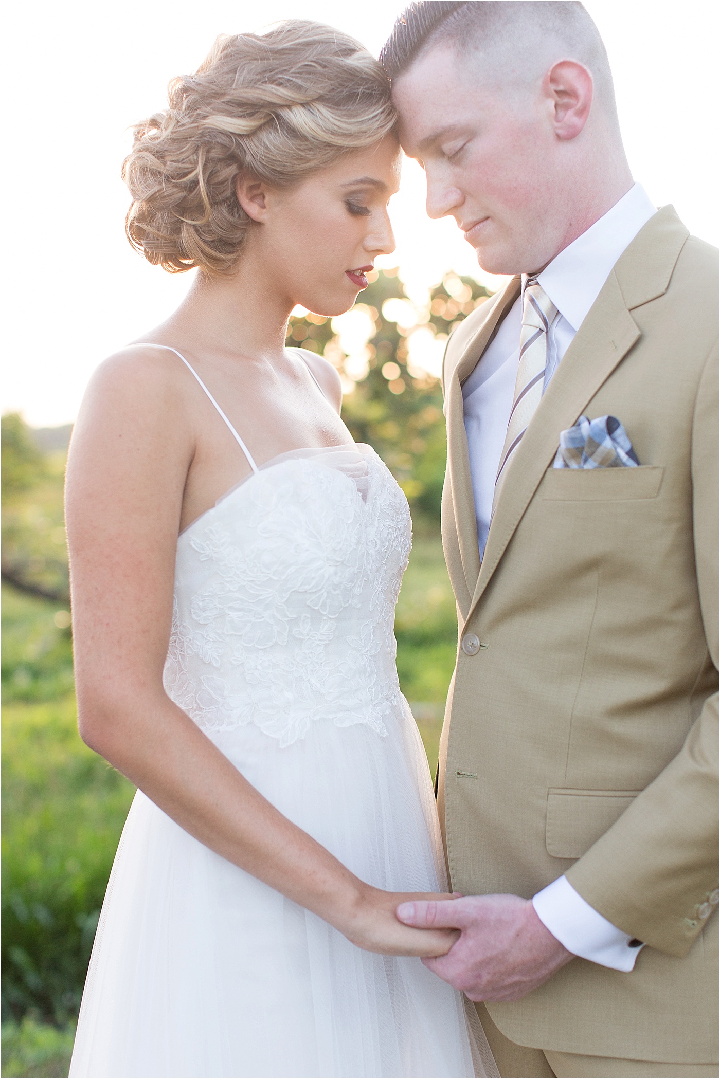 Rustic Peach Orchard Wedding Inspiration