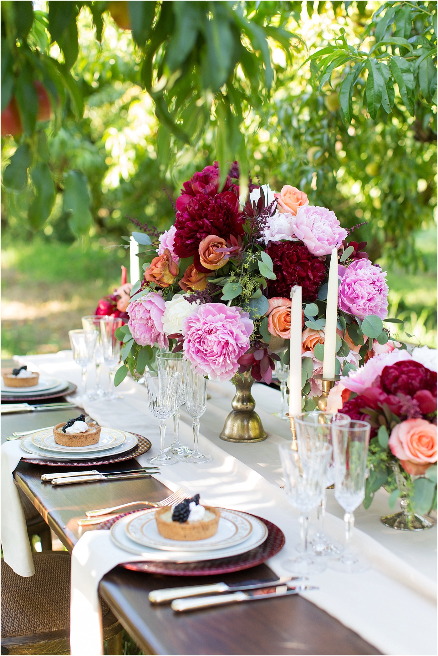 Rustic Peach Orchard Wedding Inspiration