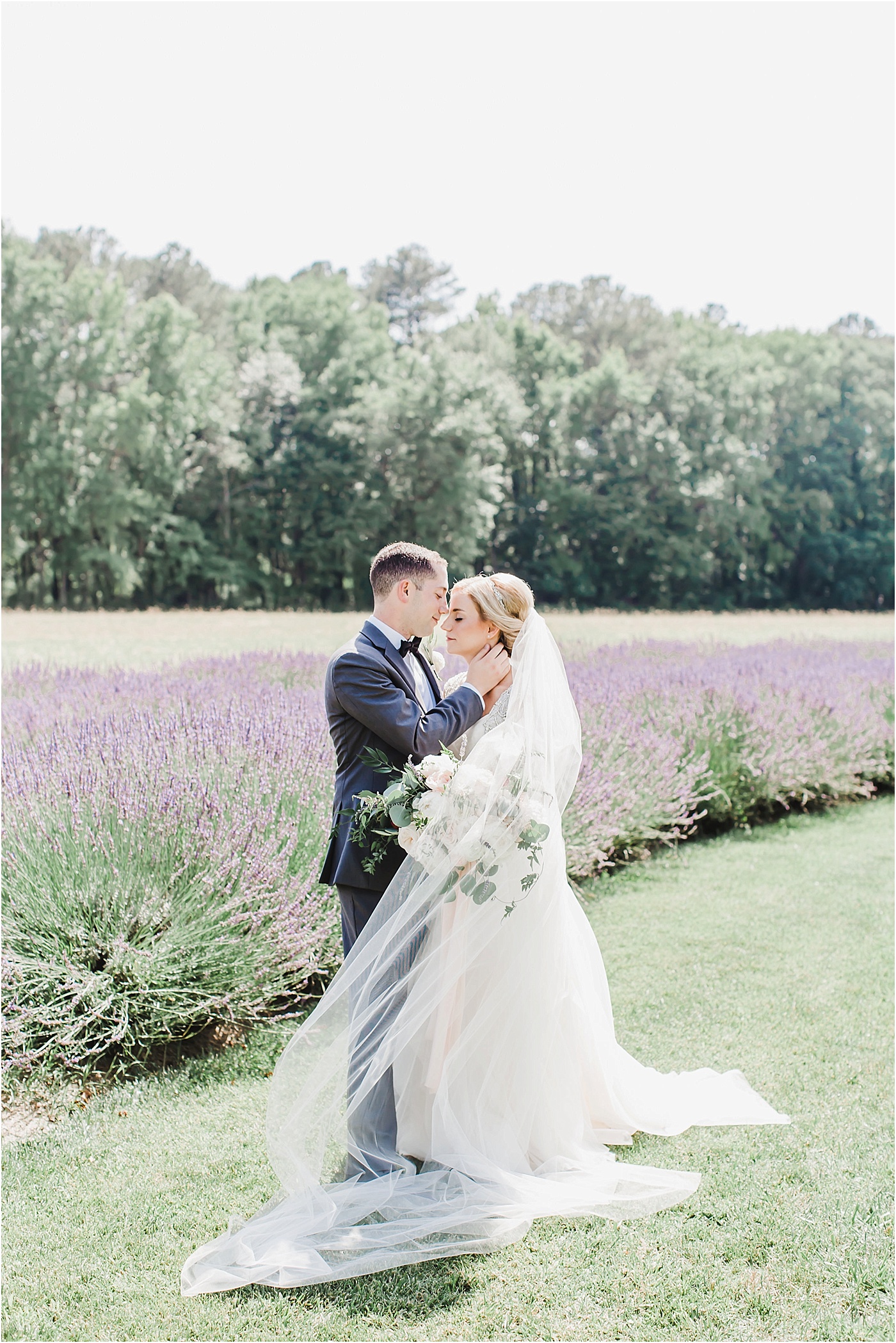 Lavender Inspired Eastern Shore of Maryland Wedding 