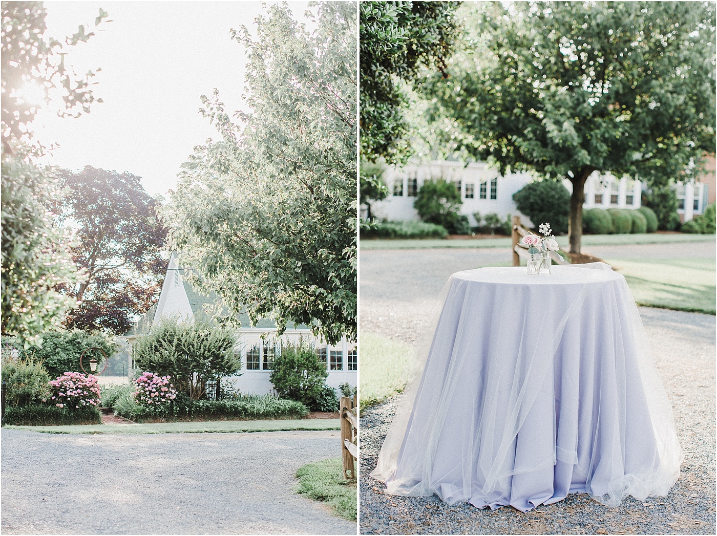 Lavender Inspired Garden Wedding at Inn at Huntingfield Creek Maryland 