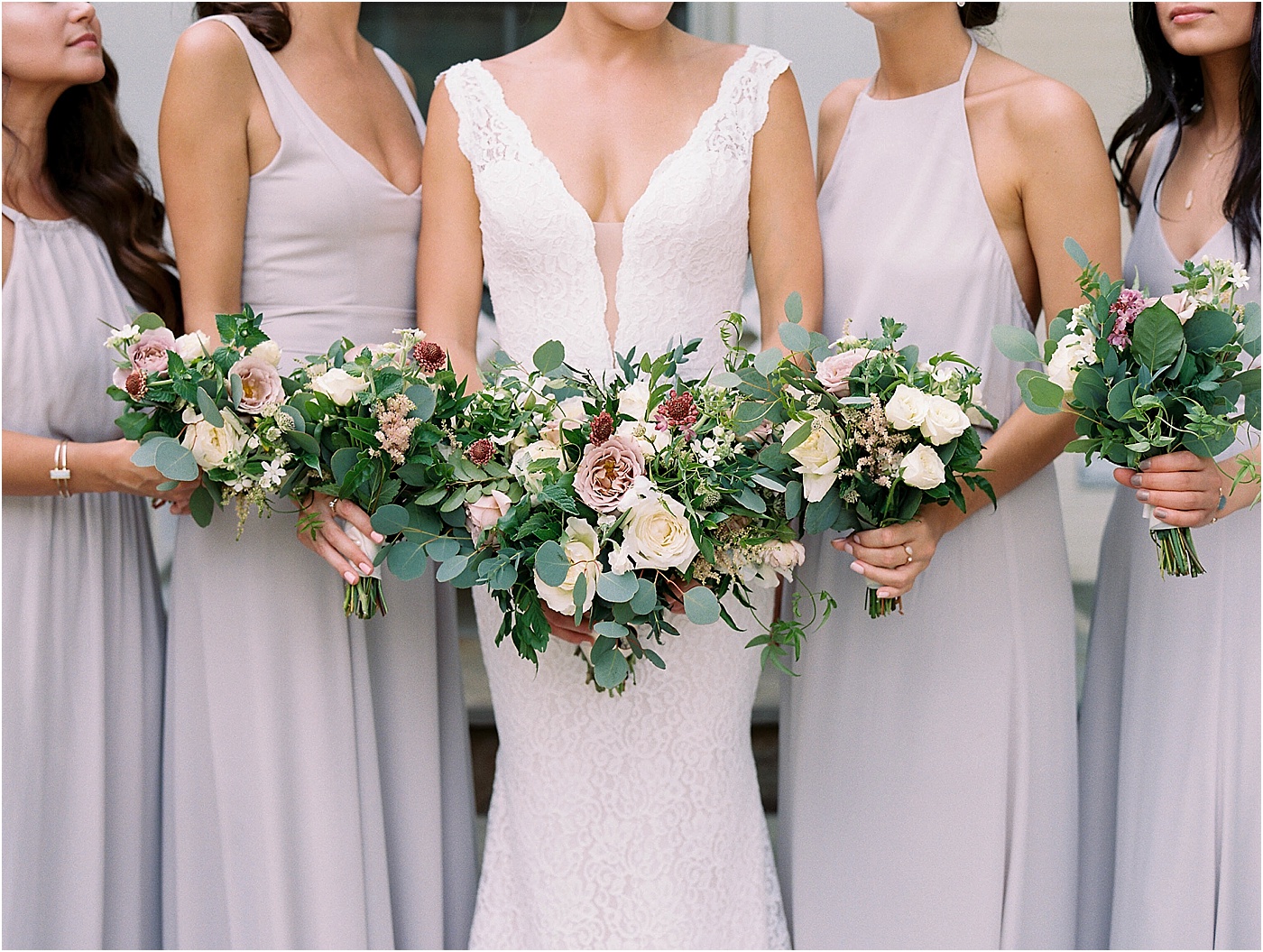 wedding bouquet greenery 